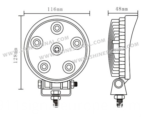 off Road LED Work Light (WBL01F 18W)